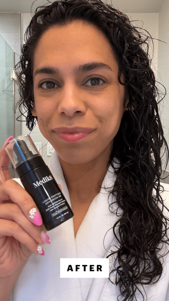 Shipin after applying the Medik8 Liquid Peptides Advanced MP